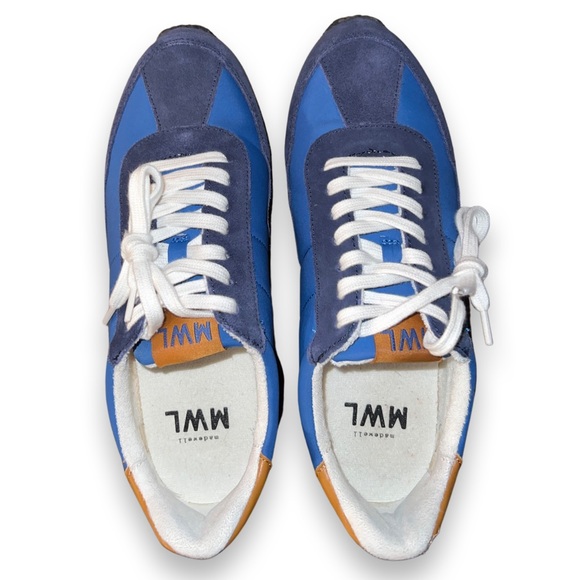 Madewell League Sneakers in Navy Suede NK123 Spring 2023 - Picture 3 of 11